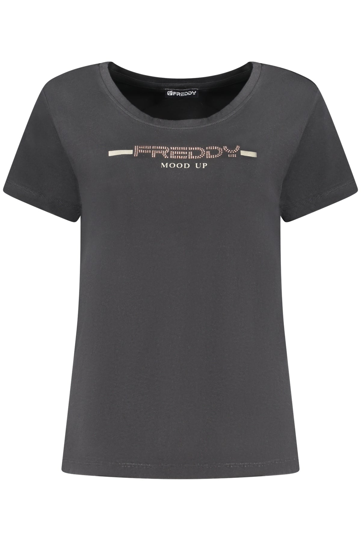 T-SHIRT EM ALGODÃO FREDDY MULHER PRETA