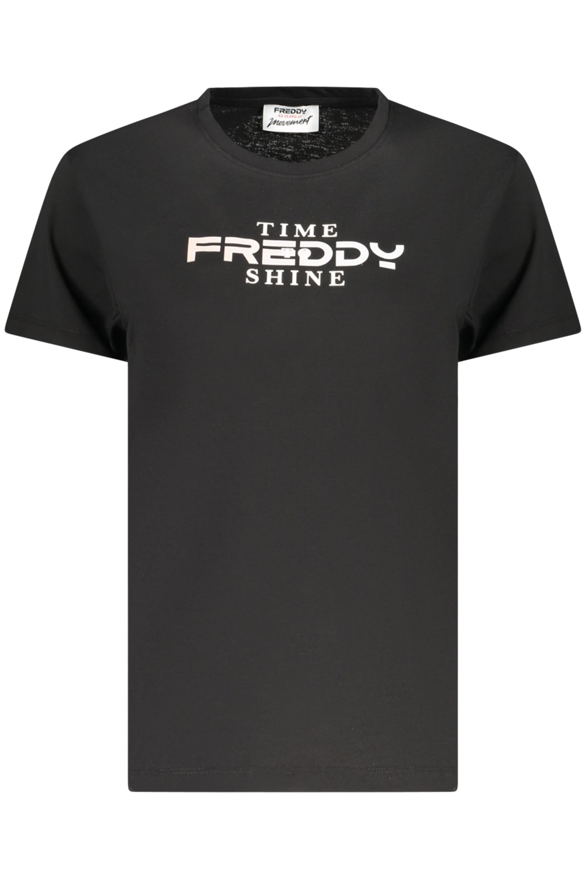 T-SHIRT EM ALGODÃO FREDDY MULHER PRETA