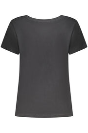 T-SHIRT EM ALGODÃO FREDDY MULHER PRETA