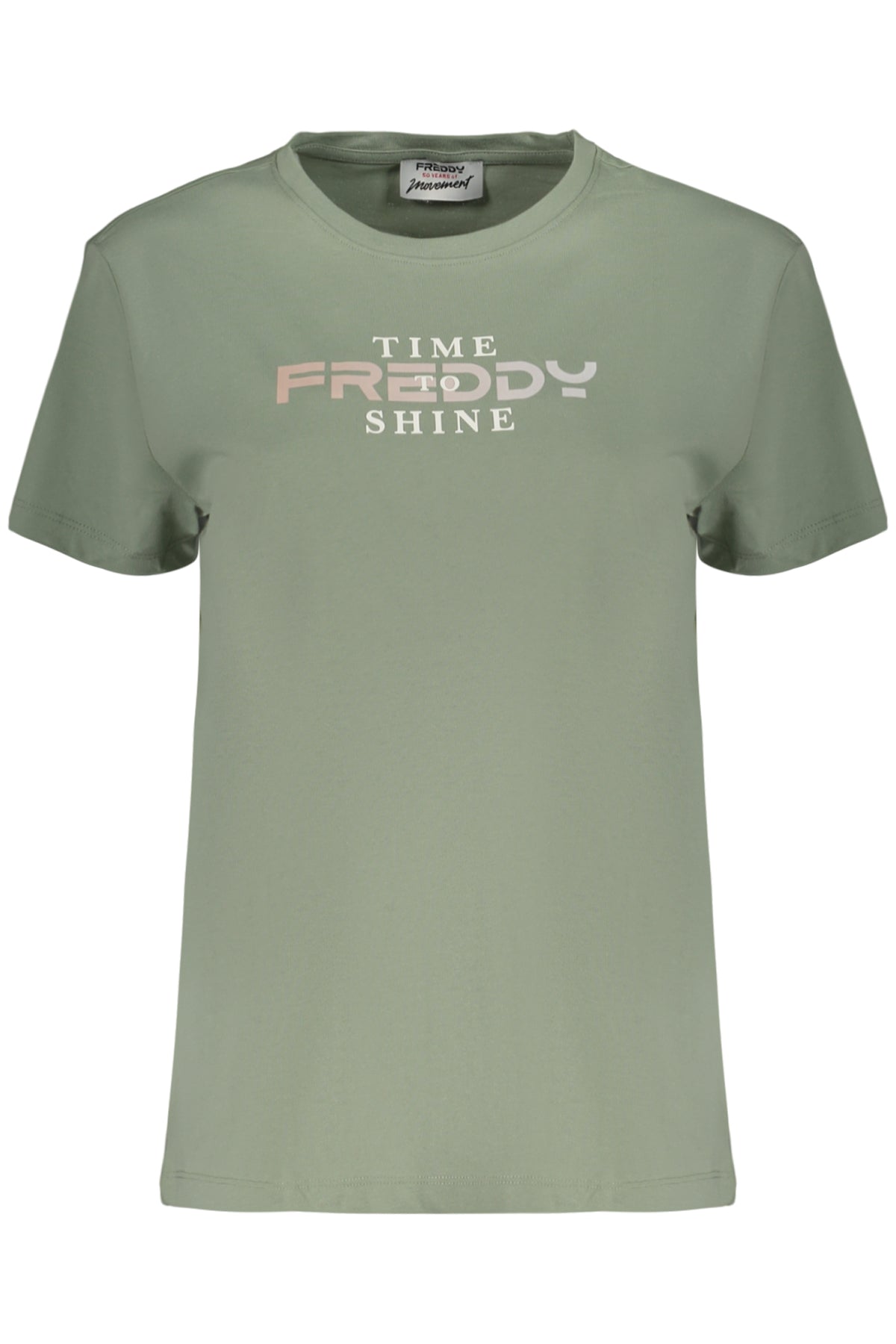 T-SHIRT EM ALGODÃO FREDDY MULHER VERDE