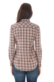 FRED PERRY WOMEN'S PINK LONG SLEEVED SHIRT