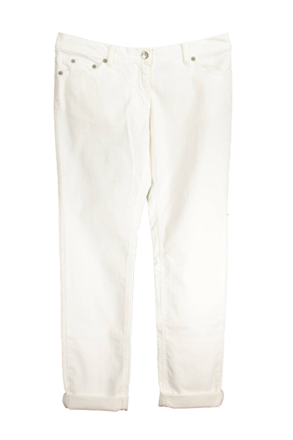 CALÇAS DE MULHER BRANCA FRED PERRY