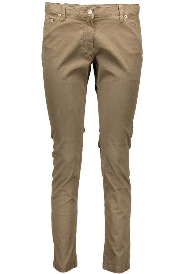 CALÇAS MARROMS DE MULHER FRED PERRY