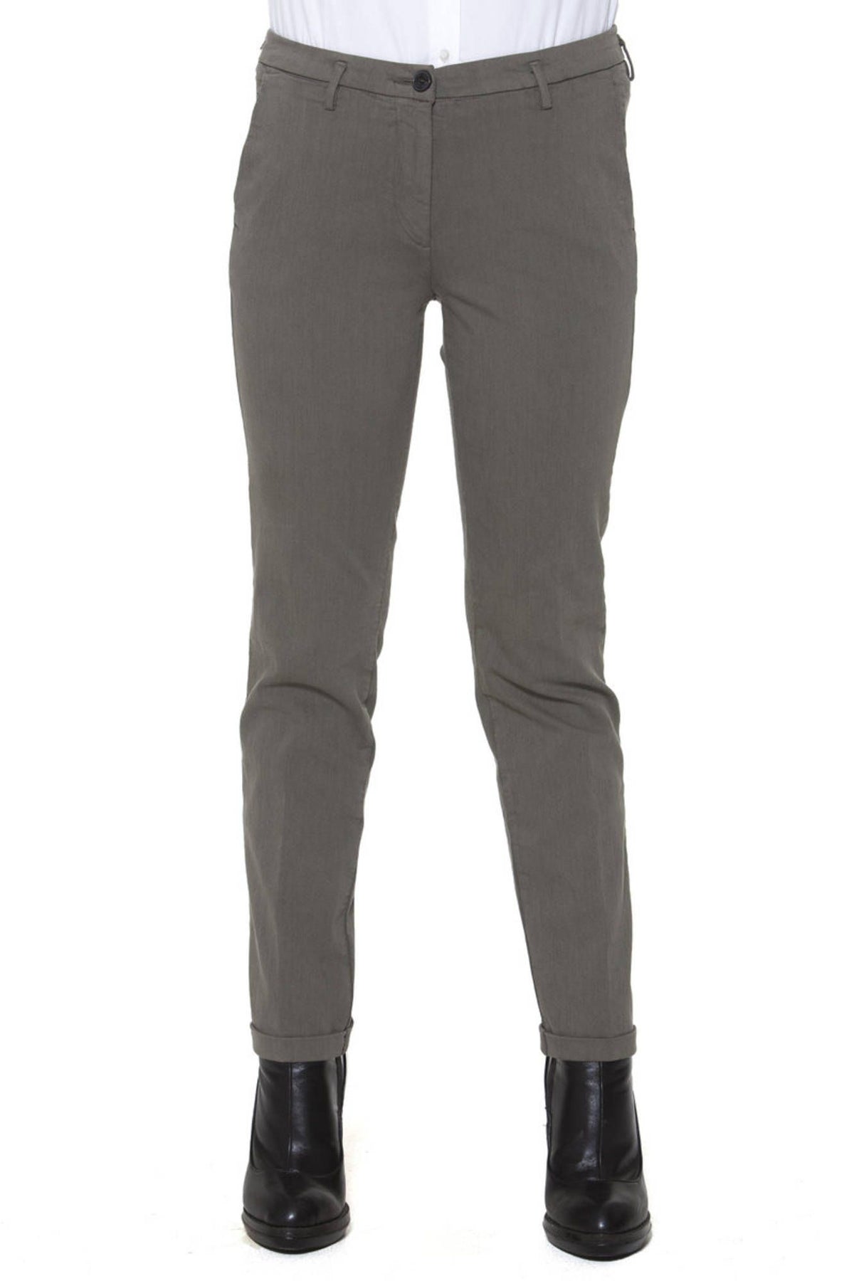 FRED PERRY WOMEN'S GREEN TROUSERS