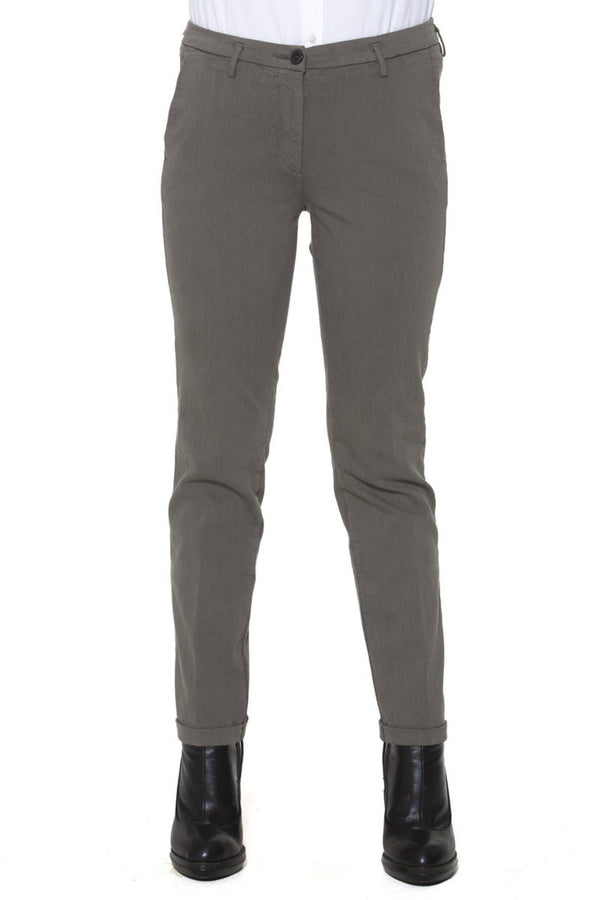 CALÇAS VERDES DE MULHER FRED PERRY