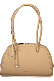 MALA EM COURO FURLA MULHER BEGE