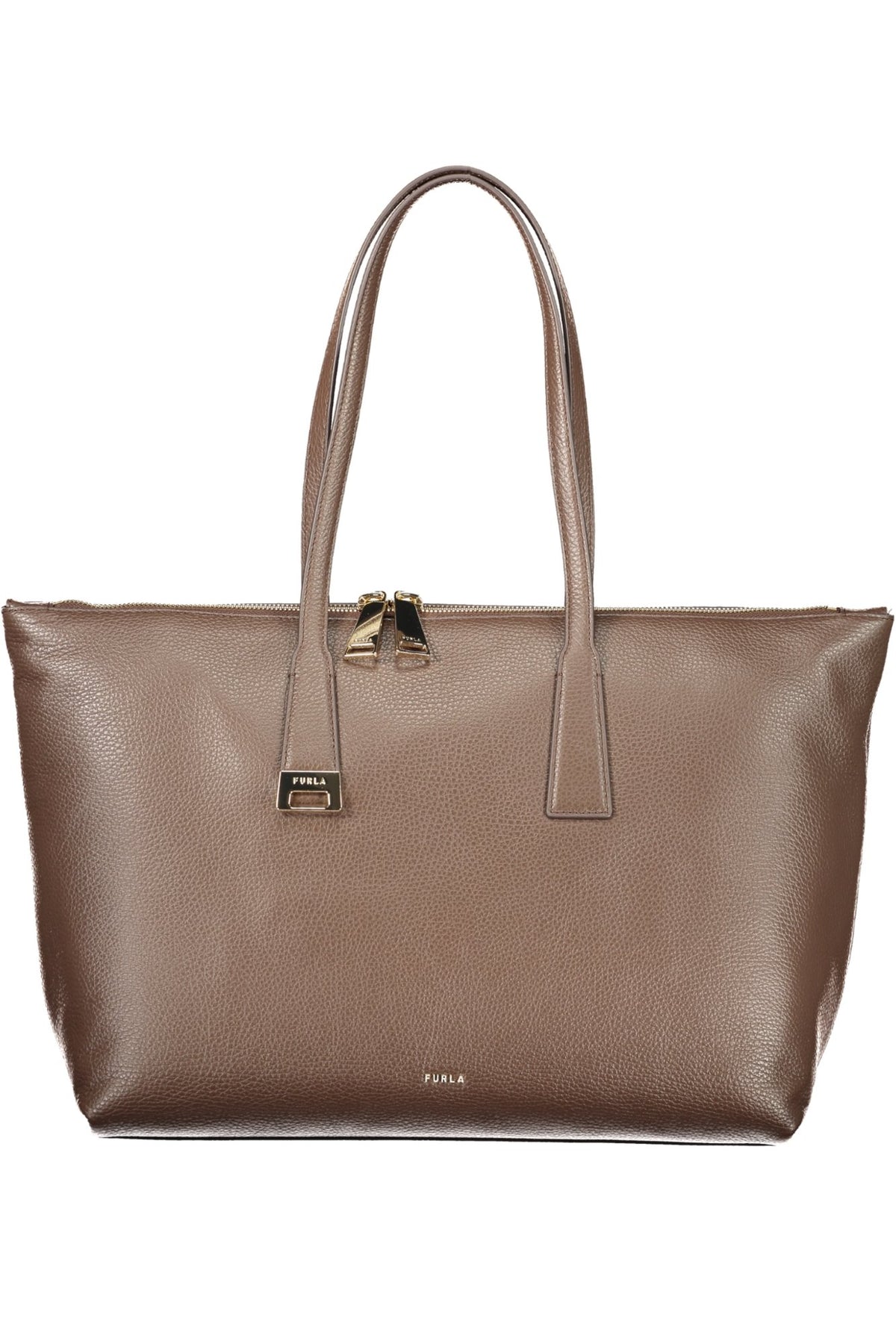 MALA EM COURO FURLA MULHER CASTANHA