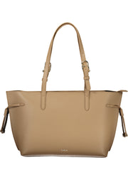 MALA EM COURO FURLA MULHER CASTANHA