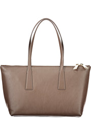 MALA EM COURO FURLA MULHER CASTANHA