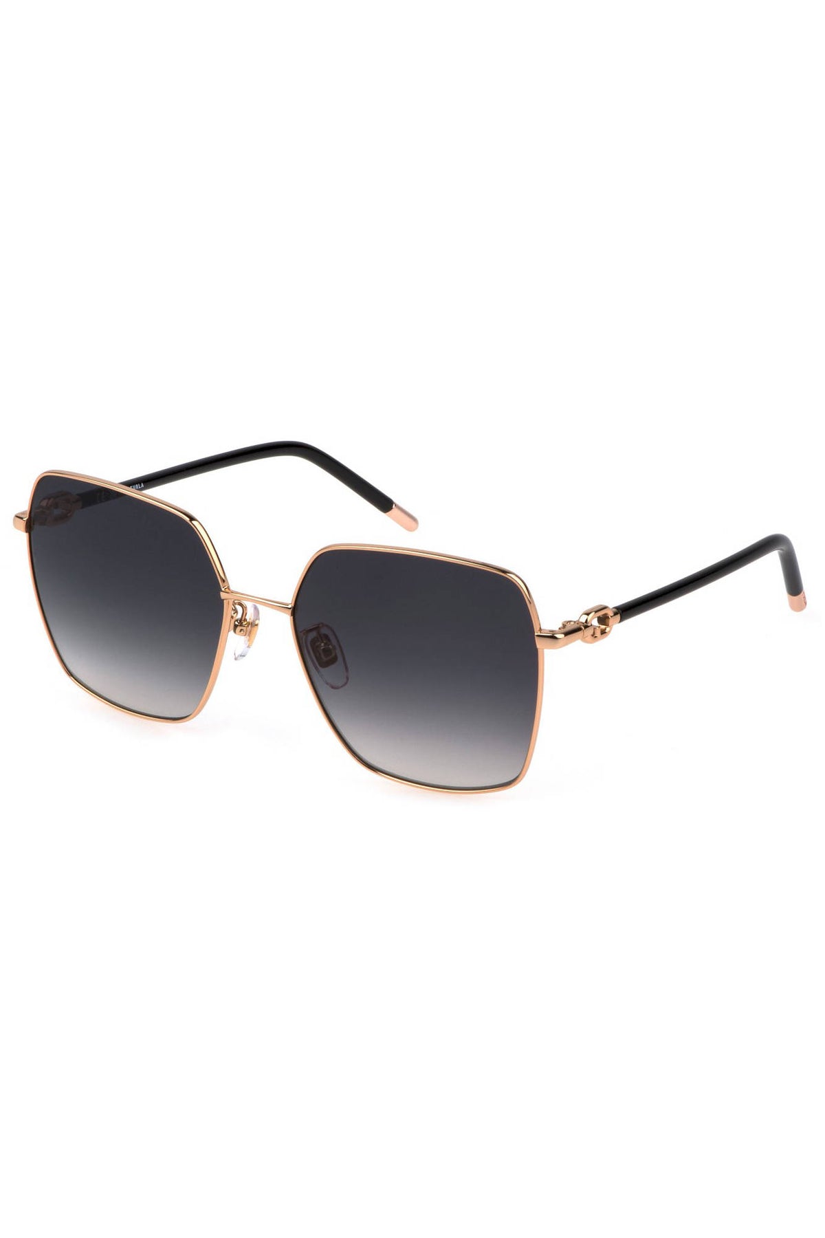 ÓCULOS DE SOL COM LOGÓTIPO FURLA MULHER DOURADOS