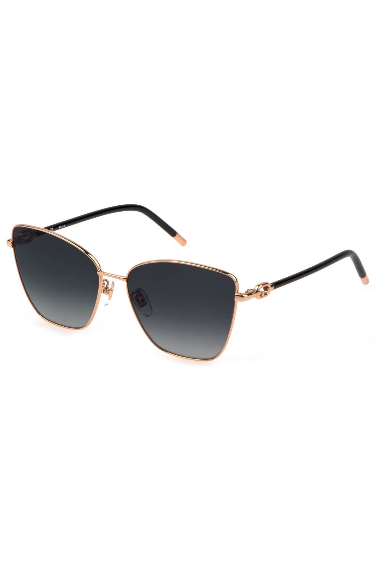 ÓCULOS DE SOL COM LOGÓTIPO FURLA MULHER DOURADOS