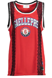 TOP DE ALÇAS COM ESTAMPADO GAELLE PARIS MULHER VERMELHO