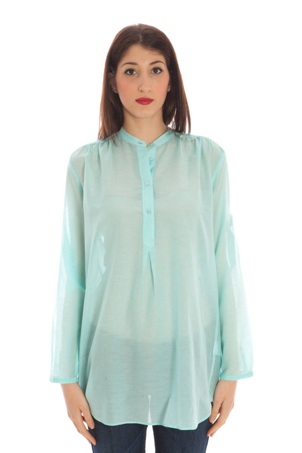 CAMISA DE MANGA COMPRIDA GANT PARA MULHER AZUL CLARO