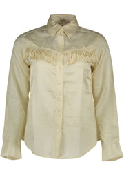 GANT Women's Long Sleeve Beige Shirt
