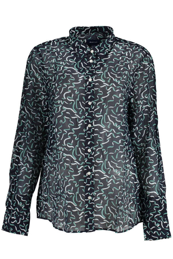 CAMISA MANGA COMPRIDA GANT MULHER AZUL