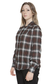 GANT WOMEN'S BROWN LONG SLEEVE SHIRT