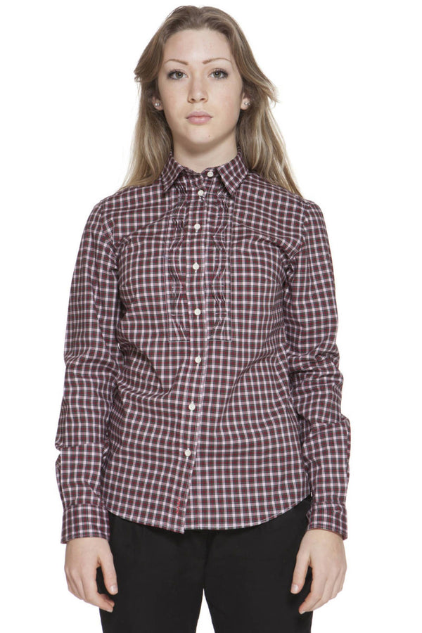 CAMISA DE MANGA COMPRIDA GANT PARA MULHER VERMELHA