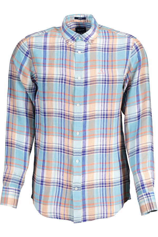 CAMISA MANGA COMPRIDA GANT AZUL CLARO