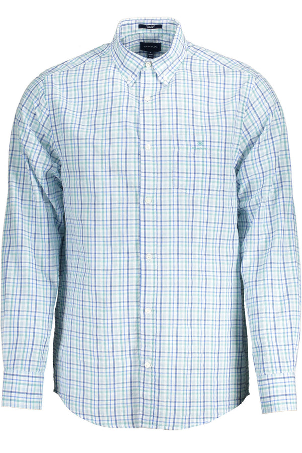 CAMISA MANGA COMPRIDA GANT AZUL CLARO