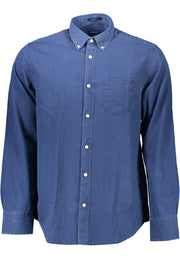 CAMISA EM ALGODÃO GANT HOMEM AZUL