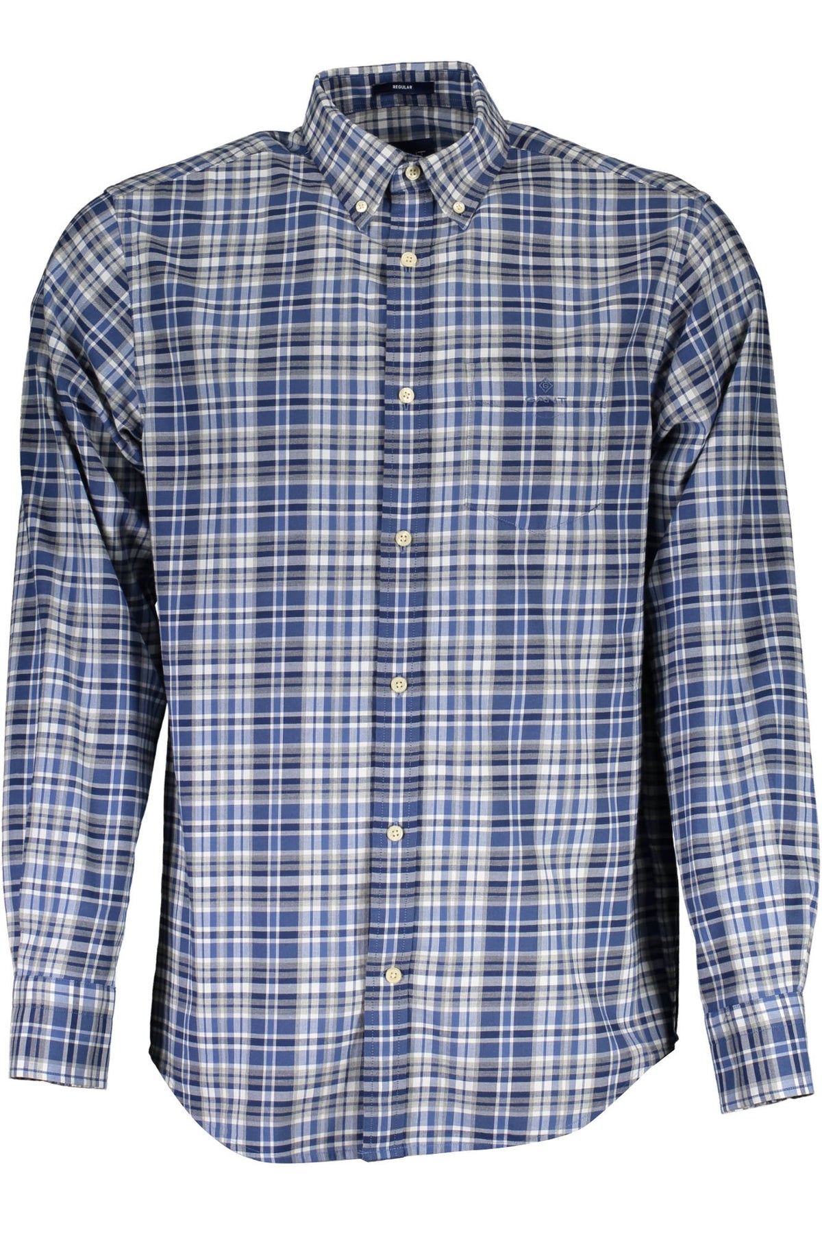GANT MEN'S BLUE LONG-SLEEVED SHIRT