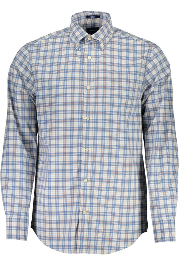 CAMISA MANGA COMPRIDA AZUL DE HOMEM GANT
