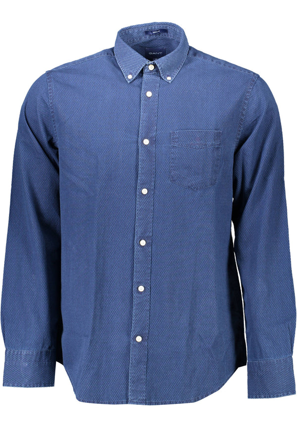 CAMISA MANGA COMPRIDA AZUL DE HOMEM GANT