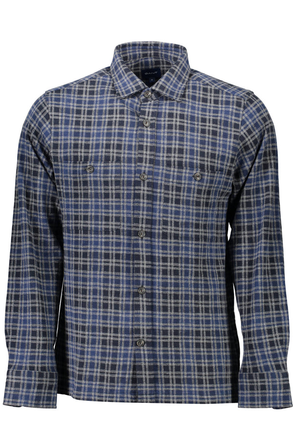 CAMISA MANGA COMPRIDA AZUL DE HOMEM GANT