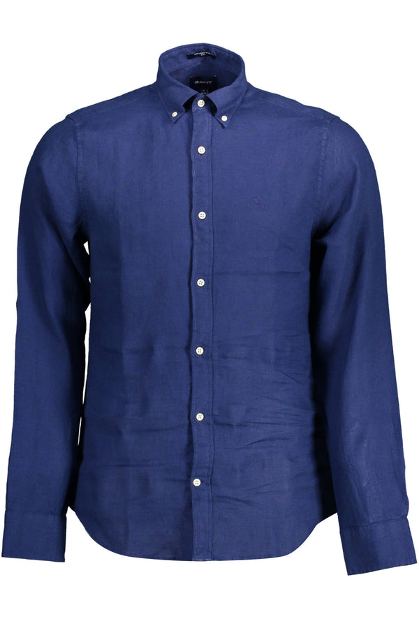 CAMISA MANGA COMPRIDA AZUL DE HOMEM GANT
