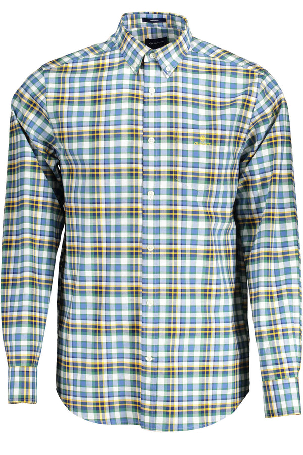 CAMISA MANGA COMPRIDA AZUL DE HOMEM GANT