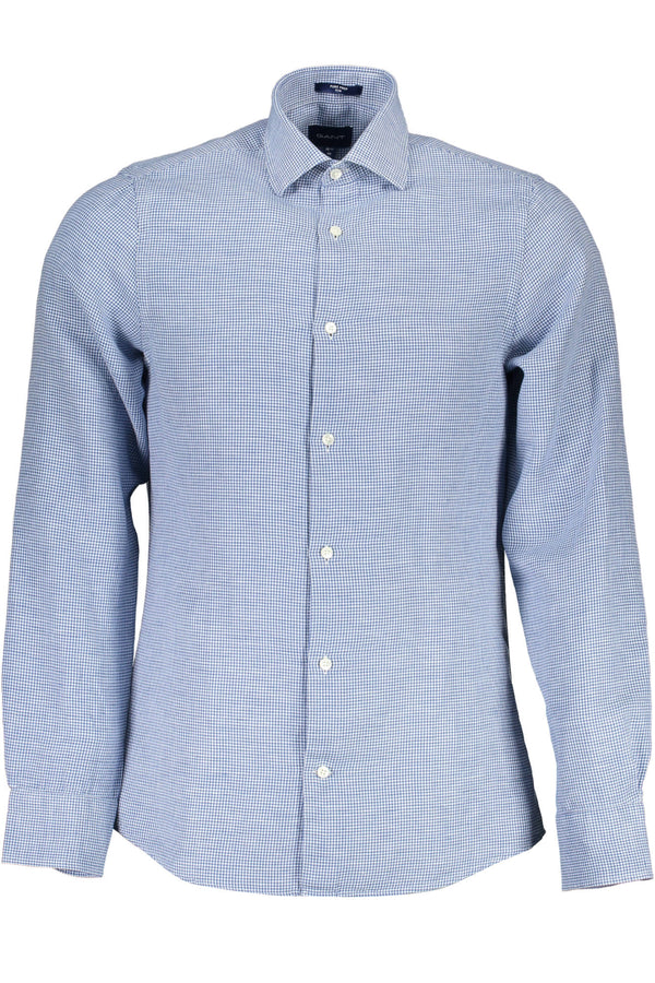 CAMISA MANGA COMPRIDA AZUL DE HOMEM GANT