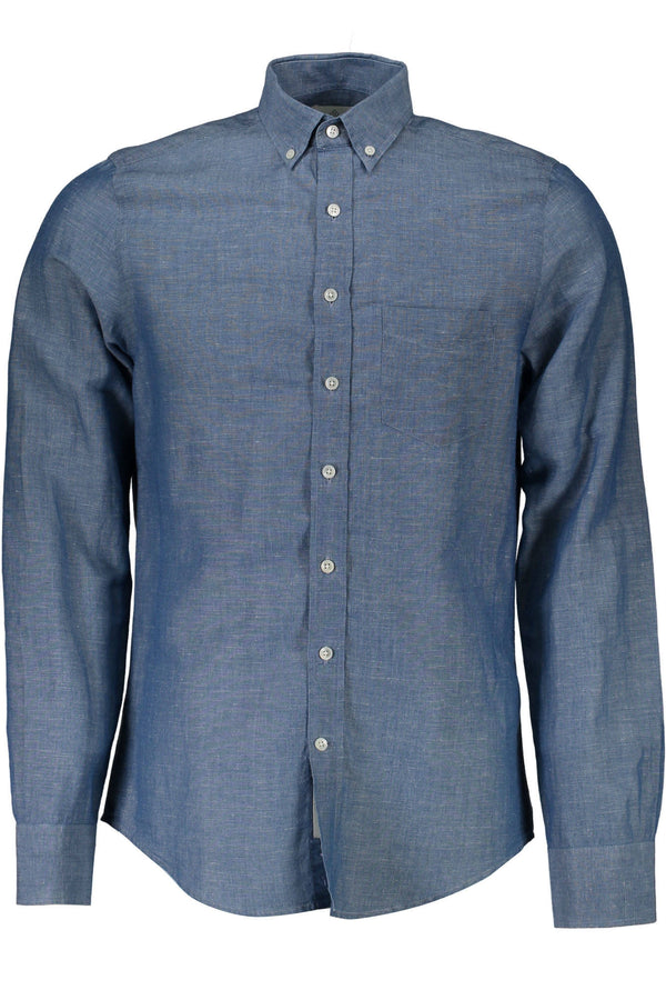 CAMISA MANGA COMPRIDA AZUL DE HOMEM GANT