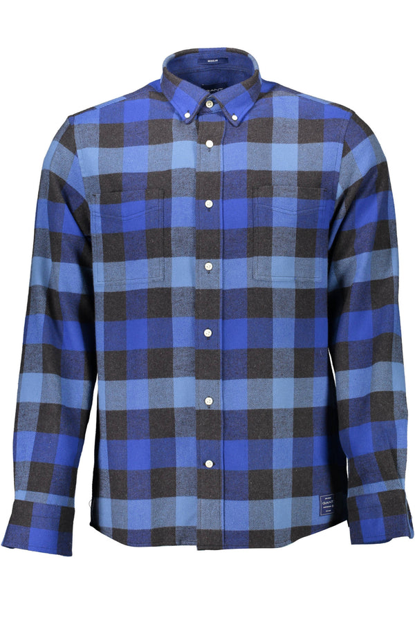 CAMISA MANGA COMPRIDA AZUL DE HOMEM GANT