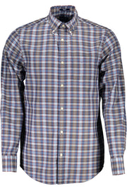 GANT MEN'S BLUE LONG-SLEEVED SHIRT