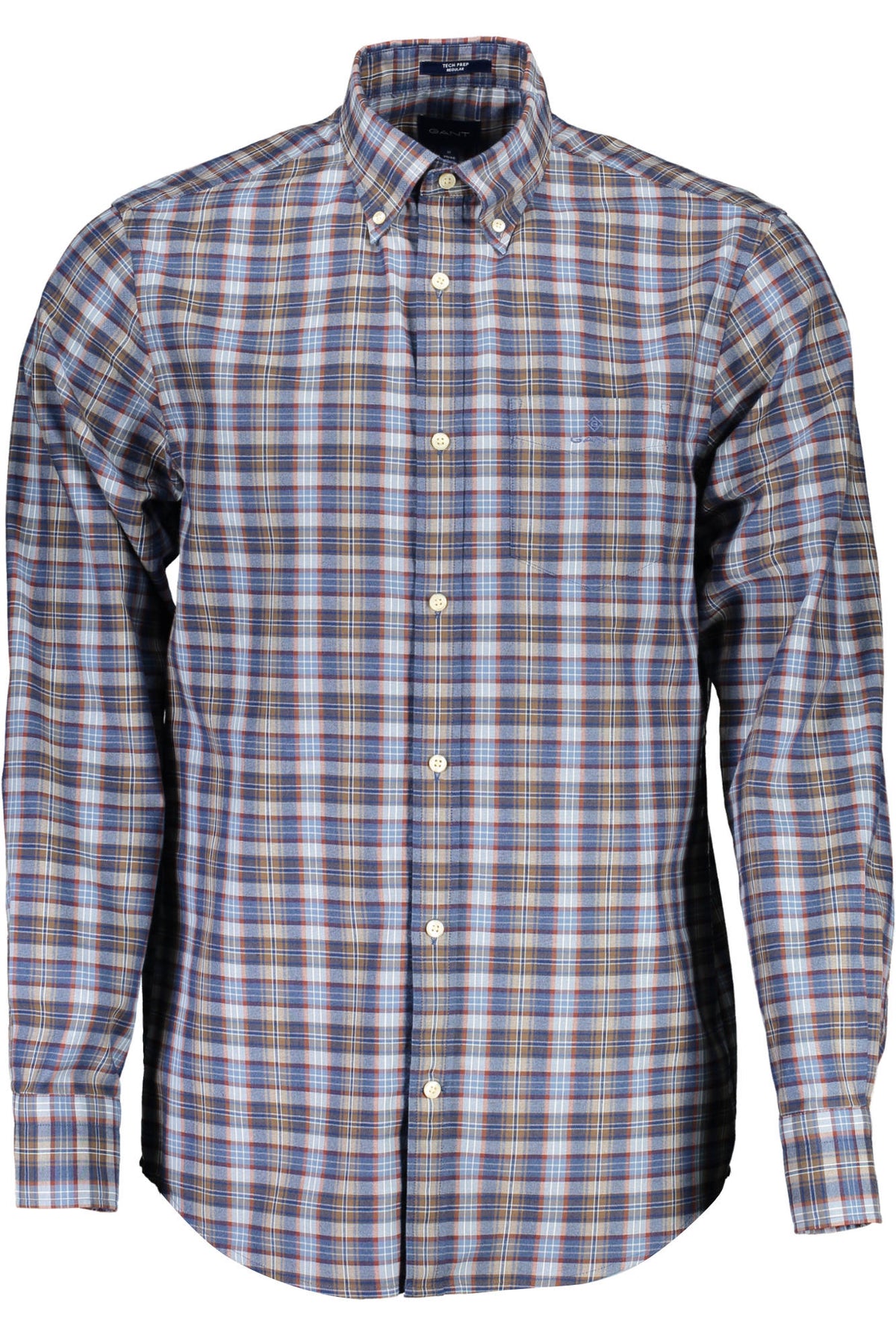 GANT MEN'S BLUE LONG-SLEEVED SHIRT