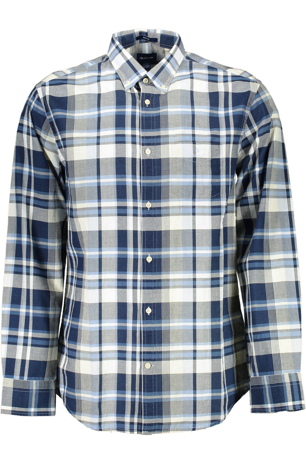 CAMISA MANGA COMPRIDA AZUL DE HOMEM GANT