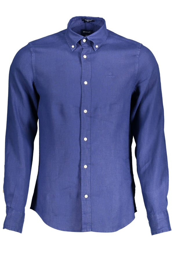 CAMISA MANGA COMPRIDA AZUL DE HOMEM GANT