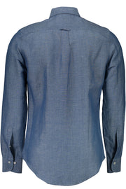 GANT MEN'S BLUE LONG-SLEEVED SHIRT