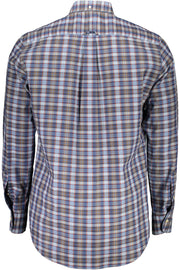 GANT MEN'S BLUE LONG-SLEEVED SHIRT