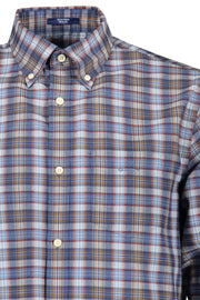 GANT MEN'S BLUE LONG-SLEEVED SHIRT