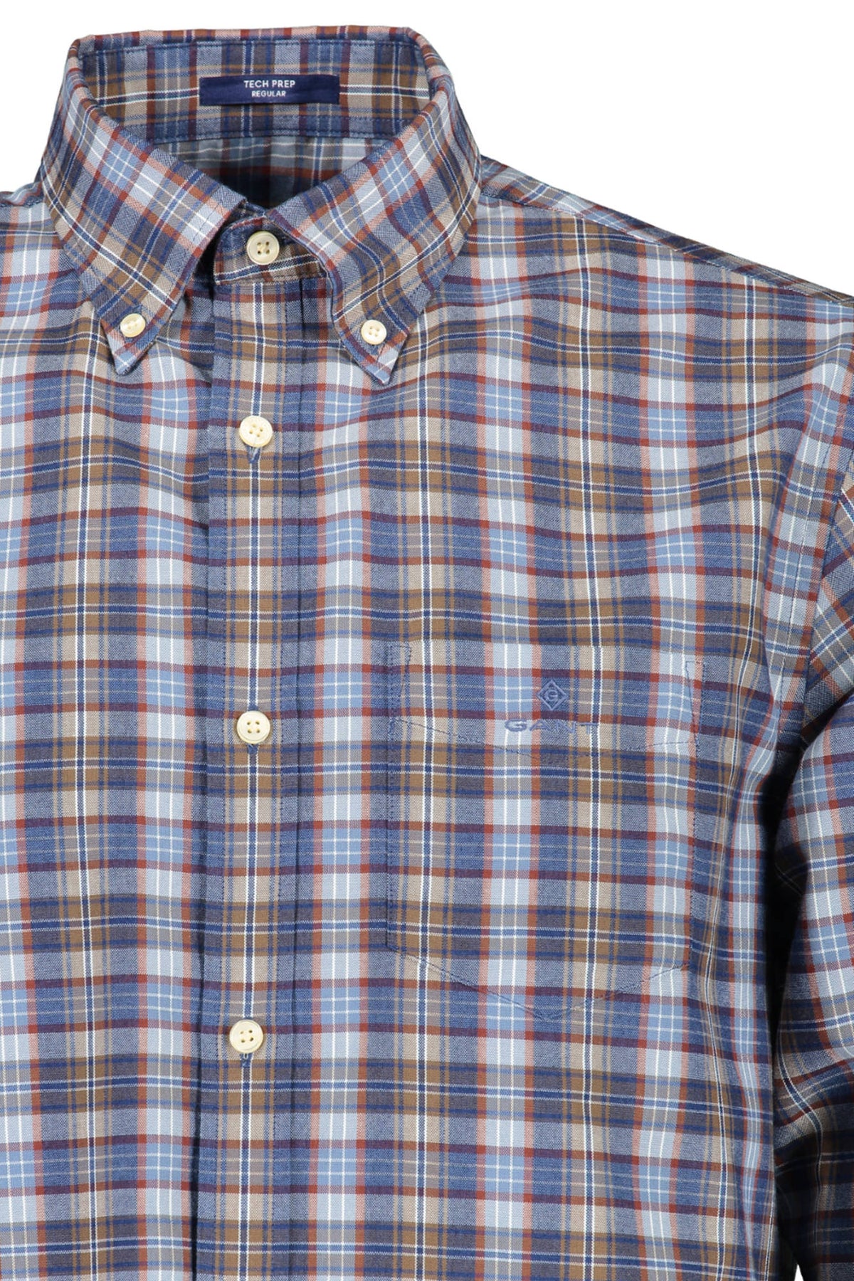 GANT MEN'S BLUE LONG-SLEEVED SHIRT