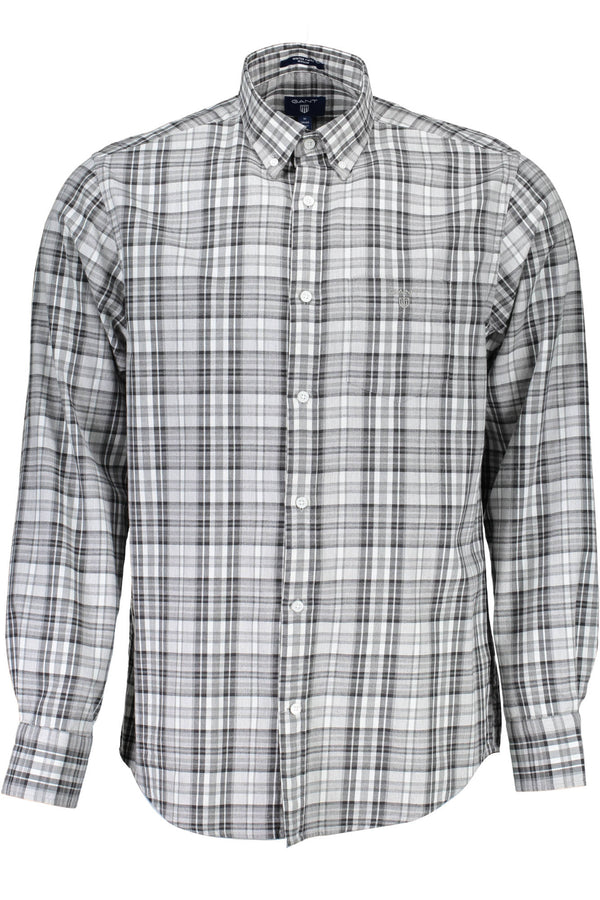 CAMISA MANGA COMPRIDA GANT HOMEM CINZA