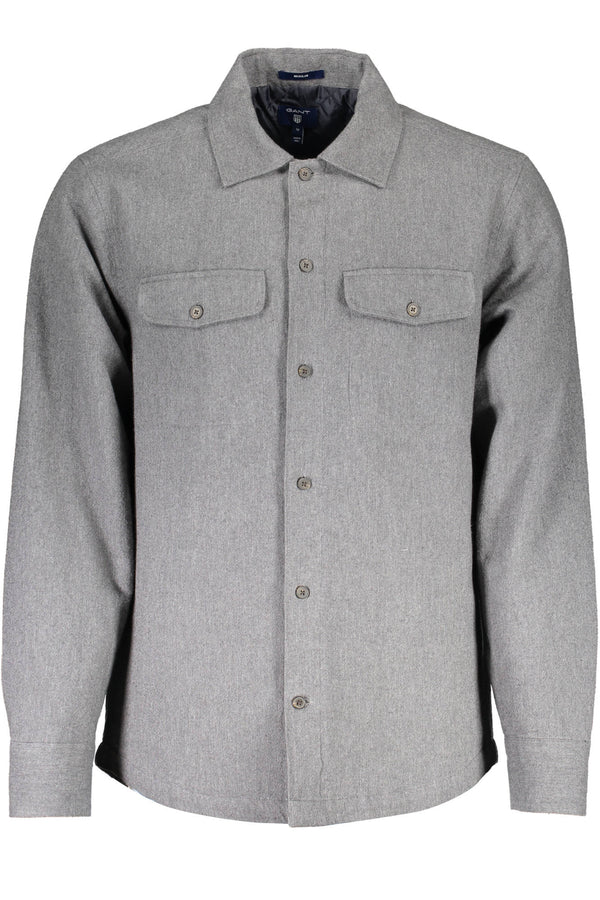 CAMISA MANGA COMPRIDA GANT HOMEM CINZA