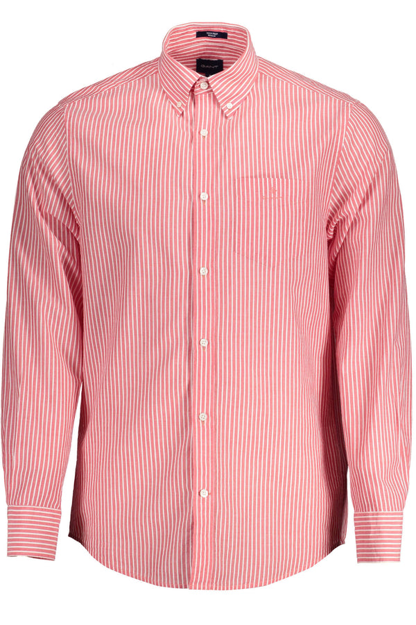 CAMISA DE MANGA COMPRIDA VERMELHA DE HOMEM GANT
