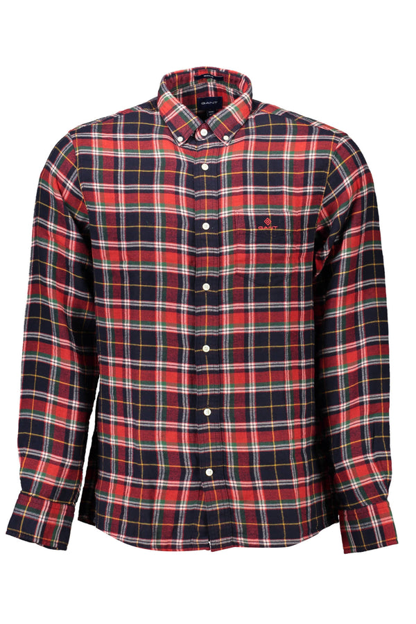 CAMISA DE MANGA COMPRIDA VERMELHA DE HOMEM GANT