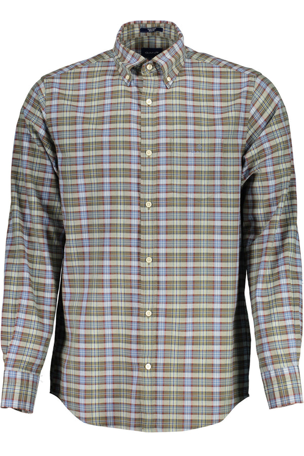 CAMISA MANGA COMPRIDA VERDE MASCULINA GANT