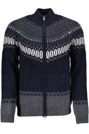 CAMISOLA COM FECHO GANT HOMEM AZUL