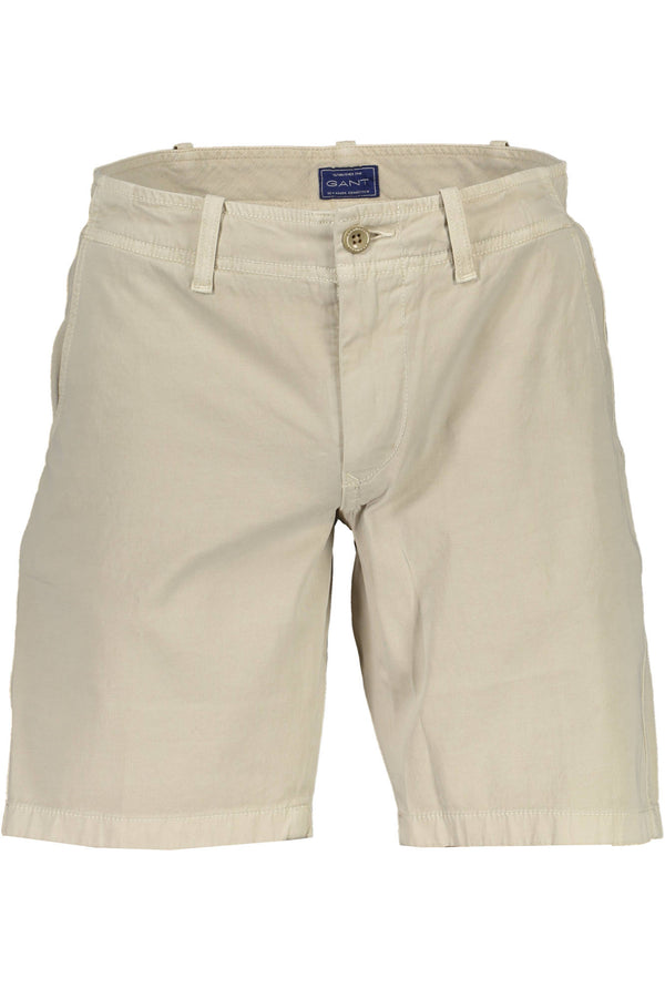 CALÇAS BERMUDAS BEGE MASCULINA GANT