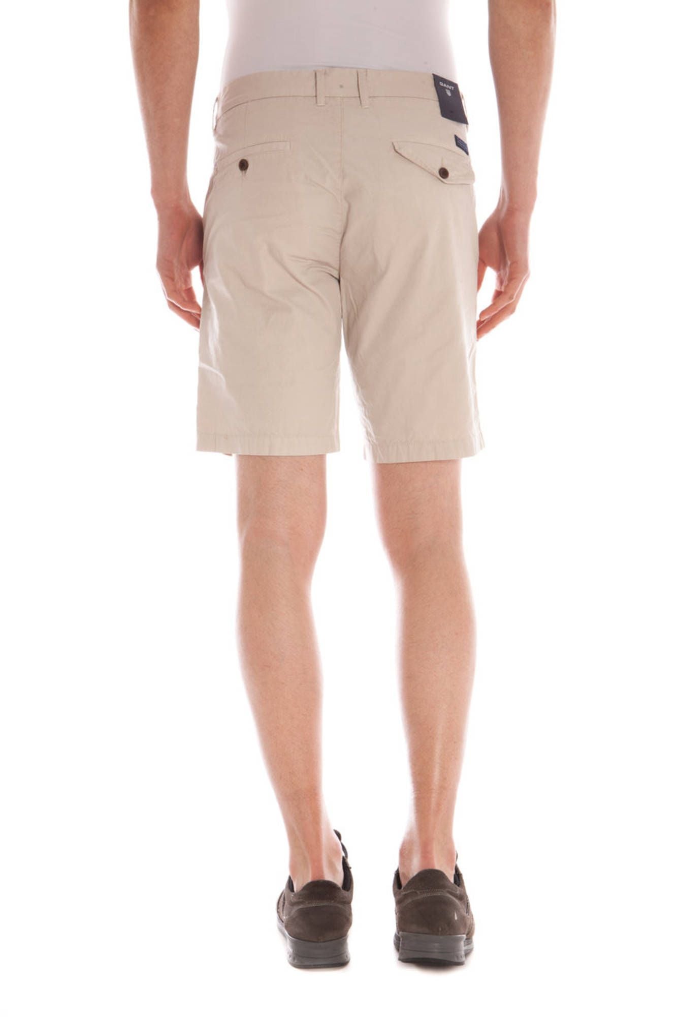 CALÇAS BERMUDAS BEGE MASCULINA GANT