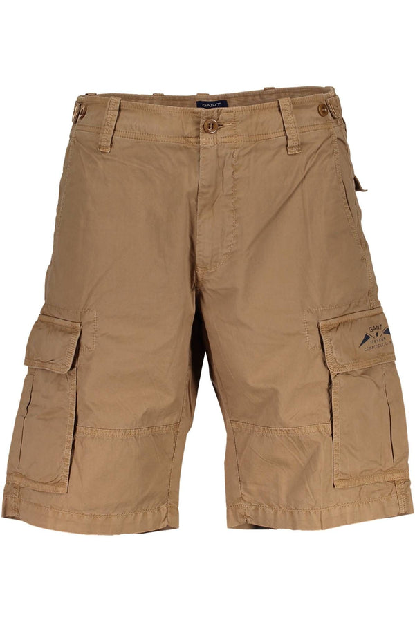 CALÇAS BERMUDAS HOMEM GANT MARROM